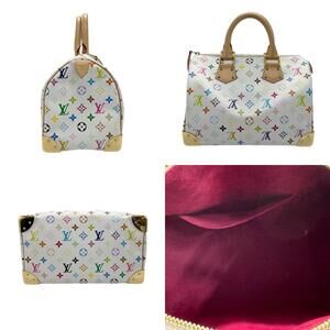 Louis Vuitton Monogram Multicolor Multicolore Bron Handbag White